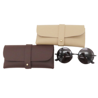 Étui à lunettes de soleil en cuir de luxe, sacs à lunettes de soleil, boîte à lunettes, étui à lunettes pour emballage de lunettes avec logo personnalisé