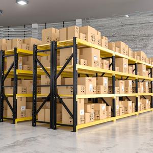 Rak Penyimpanan Industri Baru yang Kuat dan Tahan Lama untuk Logistik Gudang, Perakitan Sederhana, Tinggi Rak Dapat Disesuaikan - Product Image 3
