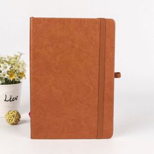 Fournitures scolaires personnalisées sur mesure, agenda A5, journal, carnet avec couverture en cuir PU, avec bande élastique - Product Image 2