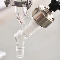 Unité de filtration sous vide en verre borosilicate résistant aux produits chimiques avec flacon pour équipement de filtration de laboratoire