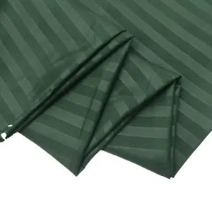 Hot Sale 100% Polyester Soft Stripe Microfiber Embossed BedSheet Fabric