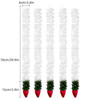 Vente en gros d'usine, guirlandes de jasmin artificielles personnalisées, cérémonies religieuses indiennes, décorations d'Halloween, fleurs artificielles