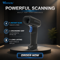 Lecteur de codes-barres 2D, scanner de codes-barres 1D pour marchandises, scanner de codes-barres pour entrepôt, scanner de codes-barres pour la vente au détail, scanner de codes-barres pour caisse enregistreuse, scanner portable