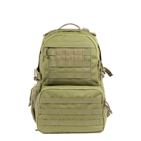 Sac à dos tactique pour ordinateur portable Molle en nylon imperméable avec fermeture éclair durable en polyester, capacité de 35 à 40 L pour le camping, la randonnée, les sports de jour