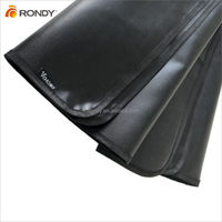 Nouvelle mise à niveau 36 pouces carré tapis de foyer avec sac carré extérieur barbecue fosse patio protection tapis graisse et feu