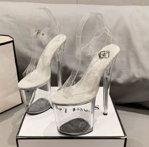 Nouvelles sandales pour femmes à <span class=keywords><strong>talon</strong></span> fin ultra-haut, mode été 2025, bout ouvert, plateforme, bride en T, décontractées, pour mariage - Product Image 6
