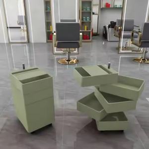 Personal Assistant <b>Trolley</b> Hairdressing <b>Beauty</b> Salon Rolling Auxiliary Cart With Wheels Salon Furniture Plastic Modern - Product Image 6