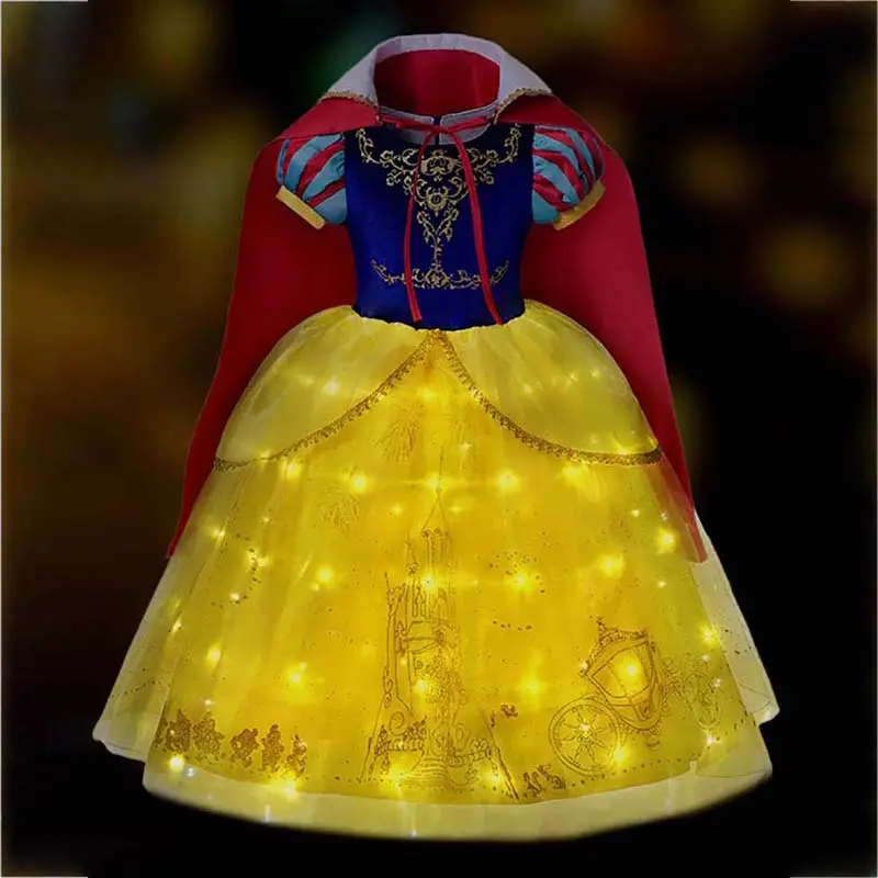 Heiße Verkaufs produkte 2023 LED Party Kleid UP Prinzessin Kostüm Prinzessin Light Up Kleid HCSW-002