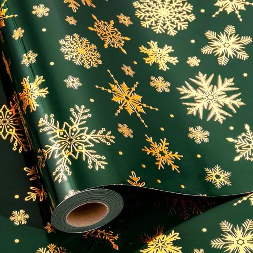 Green and Gold Snowflake