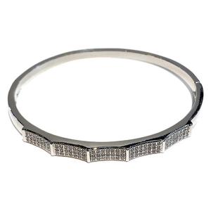 European And American Starry Zircon <b>Bracelet</b> Gold <b>Silver</b> Micro Insert Women's Fashion <b>Cuff</b> Jewelry Anniversary Gift - Product Image 5