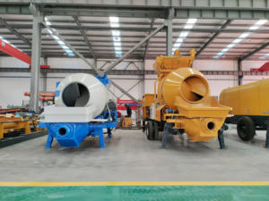 ปั๊มผสมคอนกรีตเครื่องยนต์ดีเซลปั๊มผสมคอนกรีต JBS40m3ใช้ก่อสร้าง - Product Image 5