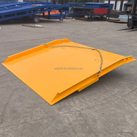 Rampe de quai pour conteneurs, rampe de chargement mobile robuste pour chariot élévateur, déchargement de camions