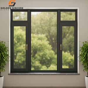 Ventana Abatible de Aluminio Moderna Personalizada GS con Solución de Diseño Gráfico para Proyectos - Product Image 2