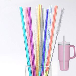 แก้วทัมเบลอร์<span class=keywords><strong>24</strong></span>-40ออนซ์หลอดดื่มน้ำแวววาว30ซม. สำหรับถ้วยกาแฟขวดน้ำ - Product Image 2