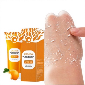 Gel Esfoliante Personalizzato all'Enzima d'Arancia 100g per il Viso, Rimuove le Cellule Morte, Pulisce in Profondità, Illumina il Tono della Pelle, Restringe i Pori - Product Image 2