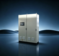 Kohlenstoffstahl Doppeltür PLC Automatisierungssteuerungsschrank/Verteilerschrank HMI Touchscreen IP66 Zertifiziert für Industrielle Elektroanlagen