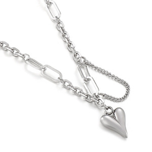 Nouvelle Mode Bijoux <span class=keywords><strong>Grossiste</strong></span> <span class=keywords><strong>Acier</strong></span> <span class=keywords><strong>Inoxydable</strong></span> Or 18K <span class=keywords><strong>Bracelet</strong></span> Pendentif Coeur Pour Femmes - Product Image 4