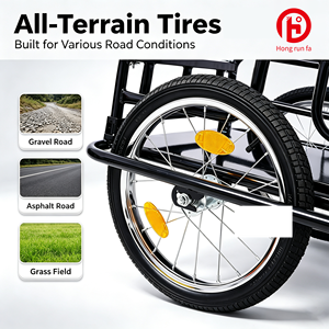 <span class=keywords><strong>Carro</strong></span> de vagón de bicicleta de servicio pesado, compras, viajes, transporte de cosas, remolque de carga, portador de bicicleta, <span class=keywords><strong>carro</strong></span> de almacenamiento - Product Image 3