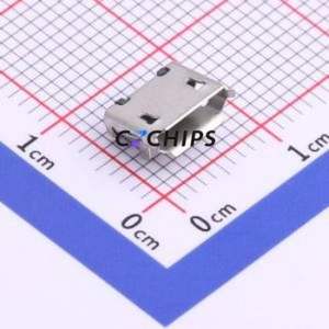 MICRO-01-G3P3-A1T2 USB Connector SMD Connector ( Connector Type: Micro-B )( Protocol Standard: USB 2.0 )( Gender: Female ) - Product Image 1