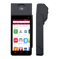 Máquina de punto de venta portátil todo en uno, escáner de código de barras, pda, móvil, Z90, android, pos, con impresora térmica, 1D y 2D