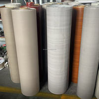 Rollo de películas decorativas de lámina de PVC de papel de melamina de mantenimiento fresco de techo elástico de Pvc para puerta/muebles/Panel de pared SPC