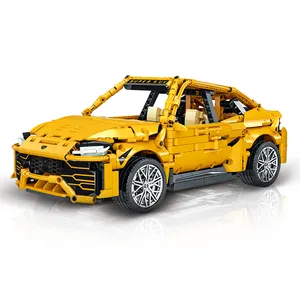 1:14 Speed Champion Lamber Urus SUV Racing Car Technol Modelo Building Car Bricks Brinquedos Set