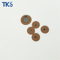 Étiquette RFID NFC Fudan F08/4K avec puce 215 anti-métal, format mini 5x5mm, autocollant en feuille d'aluminium, étiquette NFC THANKSCARD