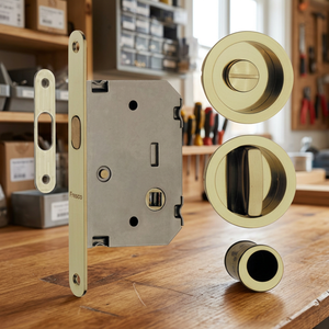 Kit X Porte Scorrevoli con Notolino Scomparsa Tot. Oro-Lucido FERX.24548 - Product Image 3
