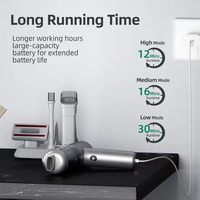 Aspirateur à main sans fil rechargeable, mini aspirateur portable avec accessoires complets pour le nettoyage des poils d'animaux, de la voiture et de la maison
