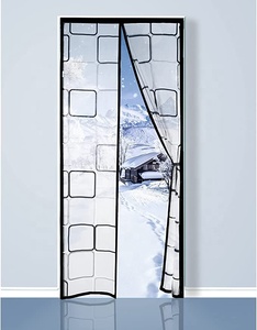 <span class=keywords><strong>Rideau</strong></span> de <span class=keywords><strong>porte</strong></span> magnétique en EVA à isolation thermique 38 "x 83", garde la pièce au chaud, convient aux pièces climatisées et chauffées - Product Image 1