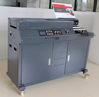 Relieuse verticale 50R avec colle latérale, machine de reliure à chaud professionnelle pour documents, idéale pour l'impression de bureau