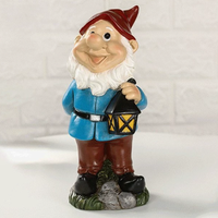 Figur Resin Lucu Lukisan Tangan Ramah Lingkungan untuk Dekorasi Natal, Dekorasi Peri Taman Grosir