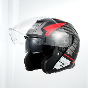 Casque de <span class=keywords><strong>moto</strong></span> Open Face approuvé par le DOT, joli style fille prêt à expédier - Product Image 3