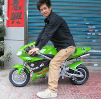 Nouvelle conception 2018, moto tout-terrain automatique à essence 250CC, mini moto adulte, moto à 2 roues, pocket bike avec cylindrée de 110CC