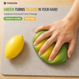ของเล่นบีบมะม่วง Crunchi Squishy TONGXIN ของเล่นบีบคลายเครียด เปลี่ยนสีได้ ชุดใหญ่จากโรงงาน - Product Image 3