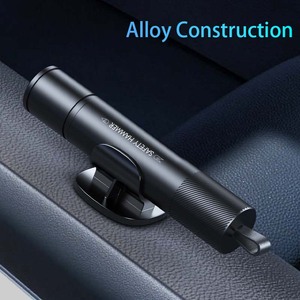 Cabeza de acero de tungsteno multifuncional, martillo de seguridad para coche, tipo de prensa, herramienta de Escape de emergencia para romper ventanas - Product Image 4