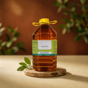 Productos Herbales Chamakkatt, Aceite Eladi Enna de 5 Litros, Modelo FO141 para el Cuidado de la Salud, Certificado ISO Kerala, Vida Útil de 2 Años - Product Image 1