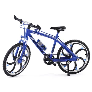 PANDAS OEM 및 ODM Shantou 1:8 스케일 합금 자전거 모델 다이 캐스트 장난감 금속 자전거 경주 도로 자전거 장난감 벤드 도로 시뮬레이션 장식