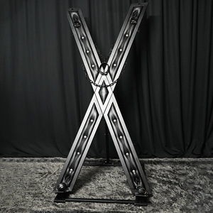 Cruz de metal desmontable tipo San Andrés para bondage, esposas en forma de X, collar de sujeción, mobiliario sexual erótico para castigo y jaulas. - Product Image 1