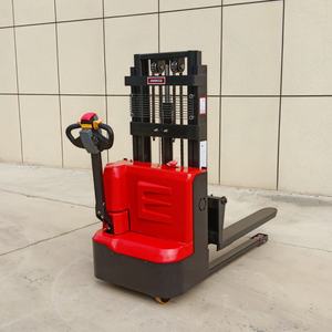 Transpaleta eléctrica de 1 tonelada y 2 toneladas, apilador de empuje que se puede utilizar en interiores y exteriores - Product Image 2