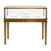Vitrine à bijoux intelligente préfabriquée GZowin avec éclairage LED, design écologique, vitrine en verre durable pour les bijouteries et les montres