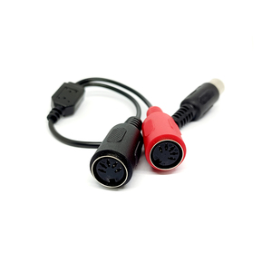 Adaptateur Y séparateur DIN <span class=keywords><strong>7</strong></span> broches vers MIDI <span class=keywords><strong>5</strong></span> broches mâle vers double câble MIDI 2 <span class=keywords><strong>x</strong></span> DIN-<span class=keywords><strong>5</strong></span> - Product Image 5