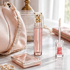 Gloss à lèvres repulpant naturel, personnalisé avec votre marque, aromatisé, avec tube dégradé pour maquillage de fête, logo personnalisé - Product Image 5