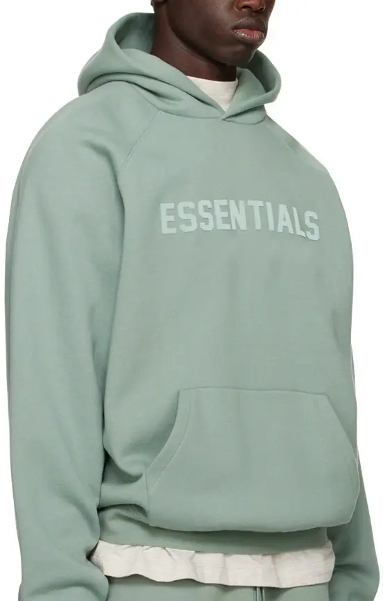 Hochwertige Herren Essentials Hoodie Baumwolle Mode Anpassen Gedrucktes Logo Blank Casual Hoodie