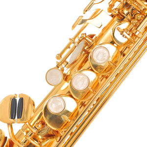 サックスは分割型と一体型のテナーサックス管楽器で、一体型のデザインにより優れた気密性を備えています。 - Product Image 4