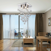 Plafonnier LED en forme de goutte d'eau, design moderne, luminaire décoratif de plafond, idéal pour une salle à manger ou une salle de bain