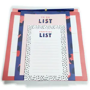 magnetic memo pad notepad pen set -shopping list/to do list/week planner