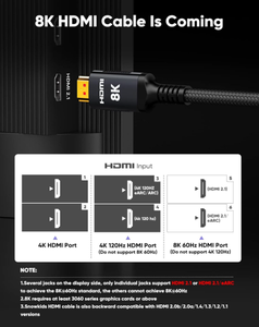 FJGEAR Cable HDMI 2.1 de Fibra Óptica Blindado para TV/PC/Laptop para Juegos/Proyector 8K, Cine en Casa, Certificado CE - Product Image 4