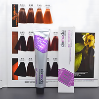 Crème colorante permanente pour cheveux 100ml Sans PPD Sans ammoniaque Formule à base de plantes OEM Couverture des cheveux gris en salon Certifiée MSDS