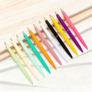 Multicolor Press-type Promotional Metal Ballpoint <b>Pen</b> with logo Business Advertising Signature <b>Pen</b> Customized <b>Pens</b> for As Gifts - Product Image 1